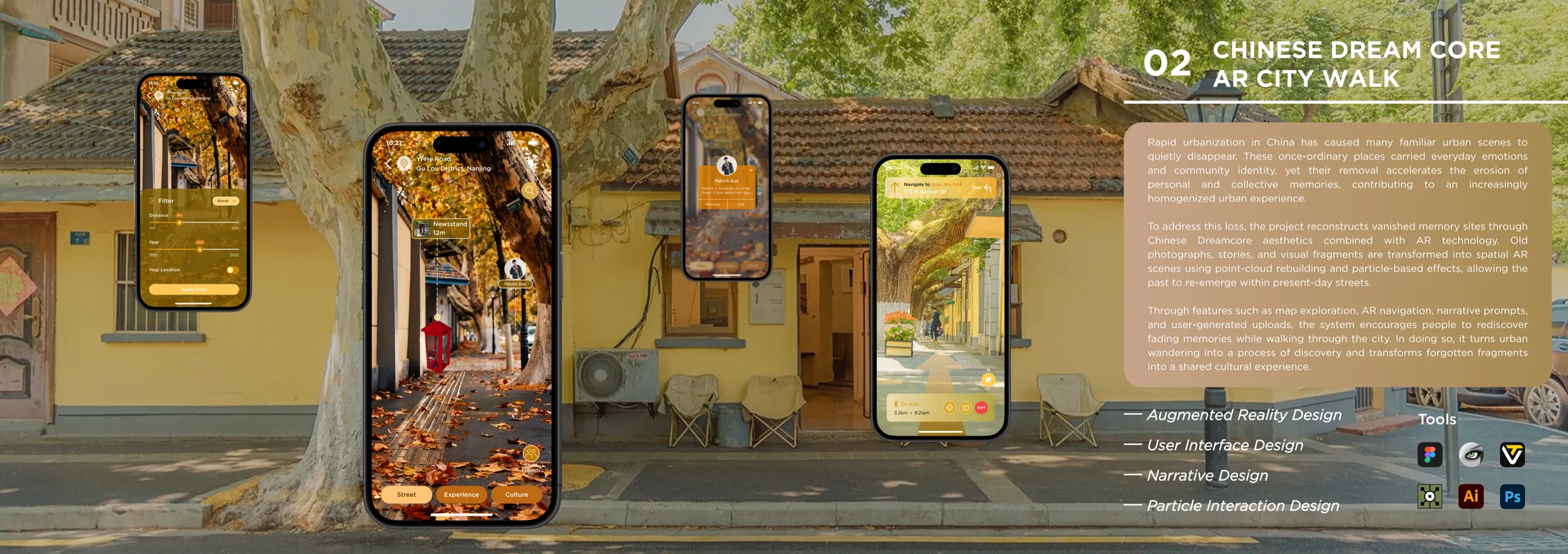 Chinese Dream Core AR City Walk project cover